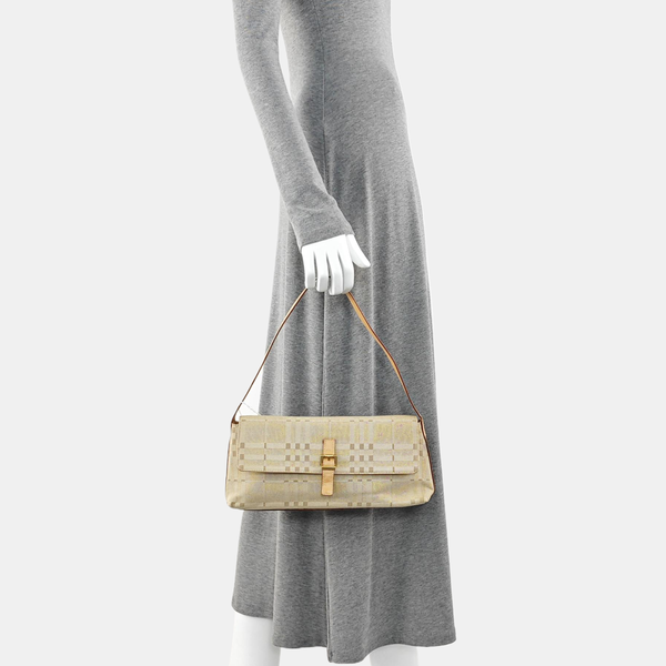 Canvas Shoulder Bag Beige