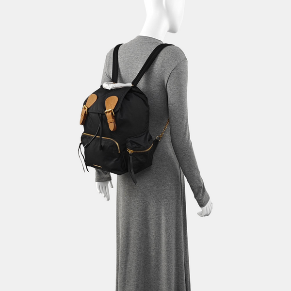 The Rucksack Medium Nylon Black