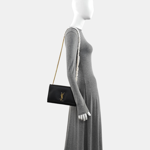 KATE Medium Calfskin Black