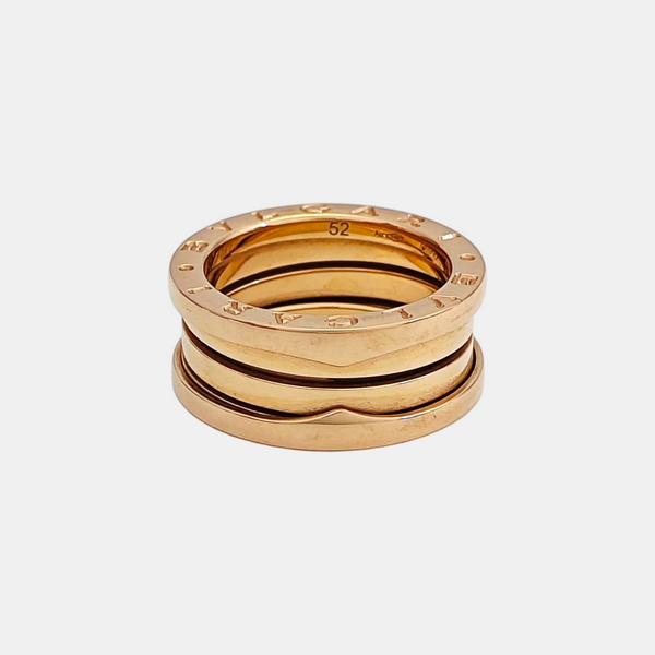B.ZERO1 18k Rose Gold Ring EU 52