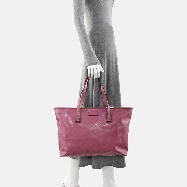 GG Imprime Monogram Coated Canvas Red