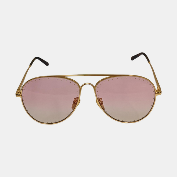 Metal Sunglasses Red