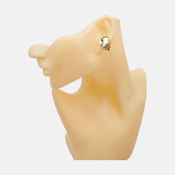 Metal Gold Clip On Earrings