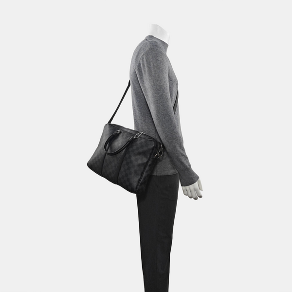 PORTE-DOCUMENTS PM Damier Graphite Coated Canvas Gray