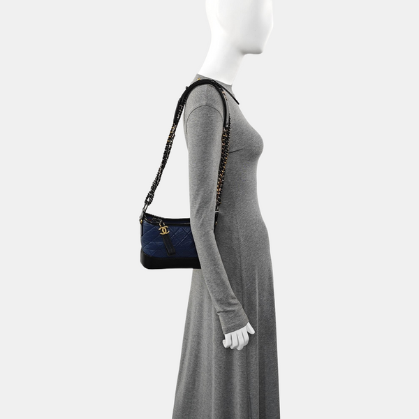 GABRIELLE Quilted Calfskin Blue