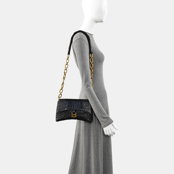 Downtown Super Mini Calfskin Black