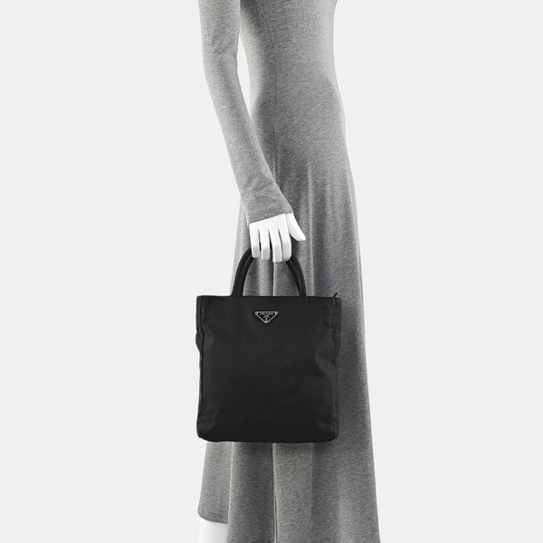 Nylon Tote Bag Black