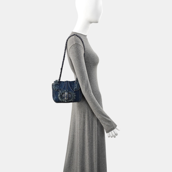 Denim Shoulder Bag Blue