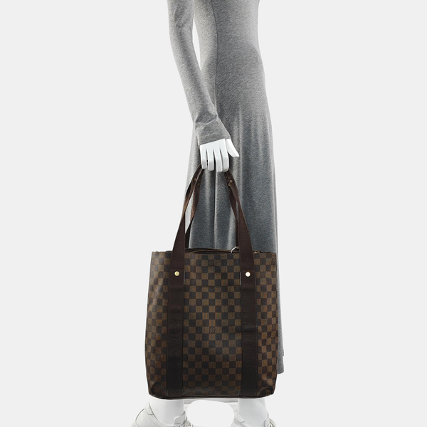 VINTAGE BEAUBOURG Damier Ebene Coated Canvas Brown