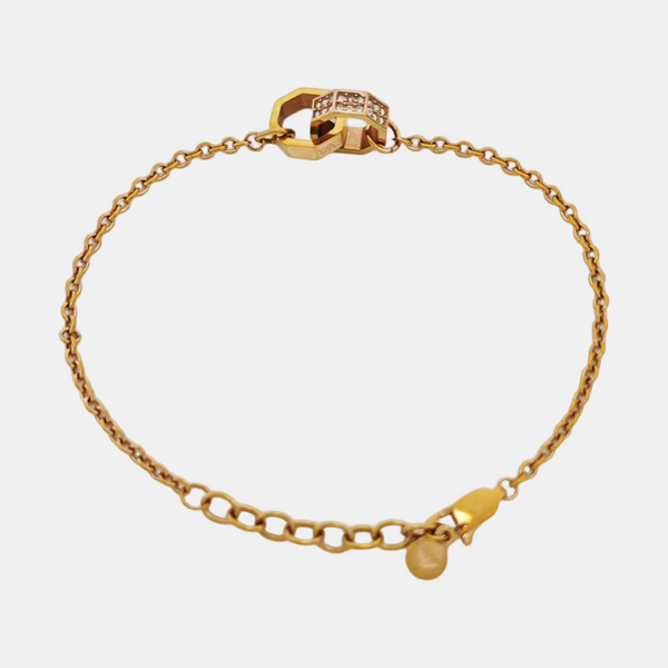 Steel Rose Gold Bracelet
