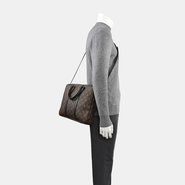 PORTE-DOCUMENTS PM Monogram Coated Canvas Brown