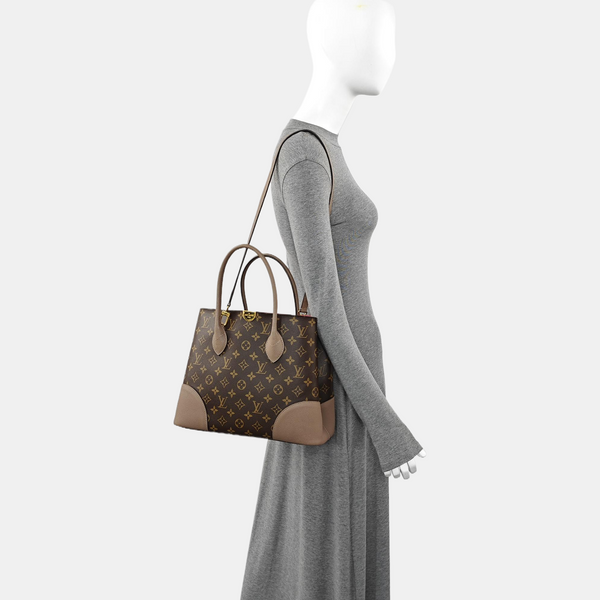 FLANDRIN Monogram Coated Canvas Brown