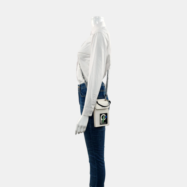 Calfskin Shoulder Bag White