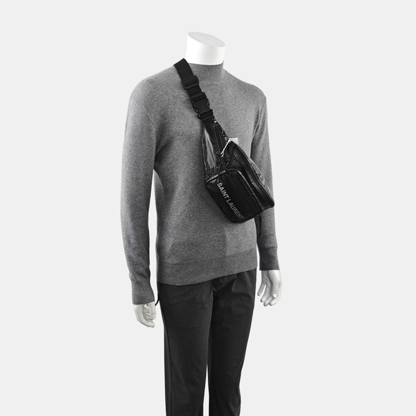 Calfskin Belt Bag Black