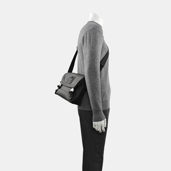VOYAGER PM Monogram Coated Canvas Black
