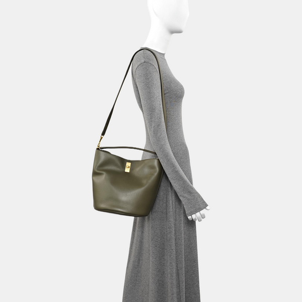 BUCKET 16 Calfskin Green