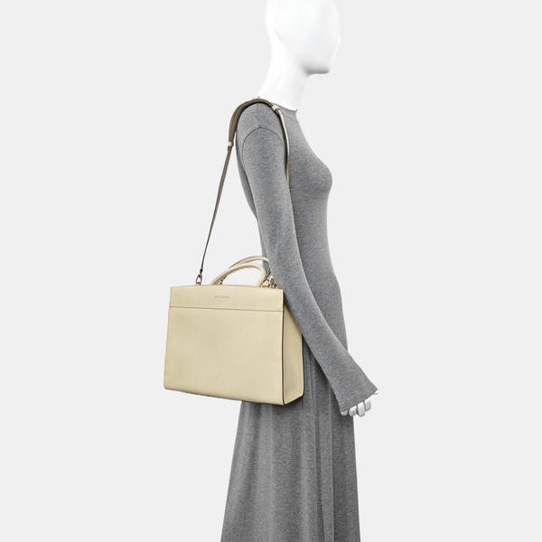 BVLGARI Calfskin Beige
