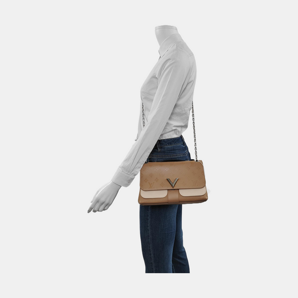 VERY Monogram Calfskin Brown