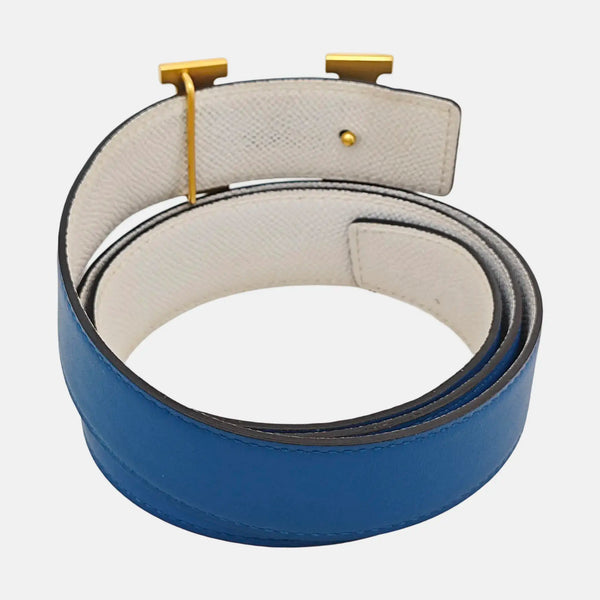 Leather Belt Blue