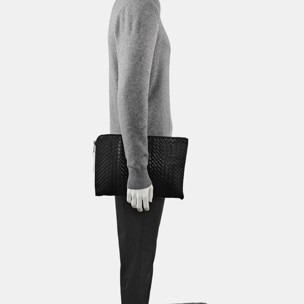 Calfskin Clutch Black