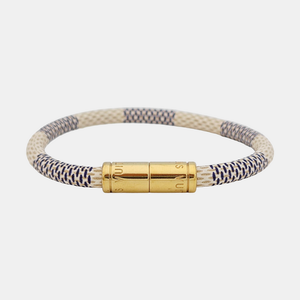 KEEP IT Coated Canvas White Bangle