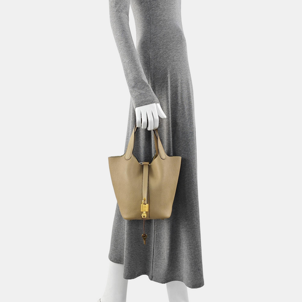 Picotin Lock 18 Clemence Beige