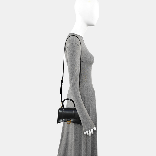 Hourglass XS Calfskin Black