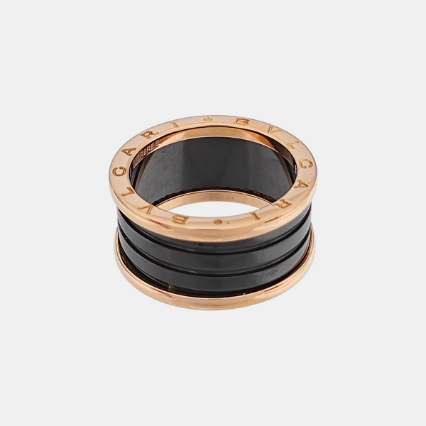 B.ZERO1 18k Rose Gold Ring EU 62