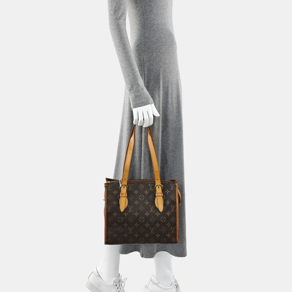 POPINCOURT Monogram Coated Canvas Brown