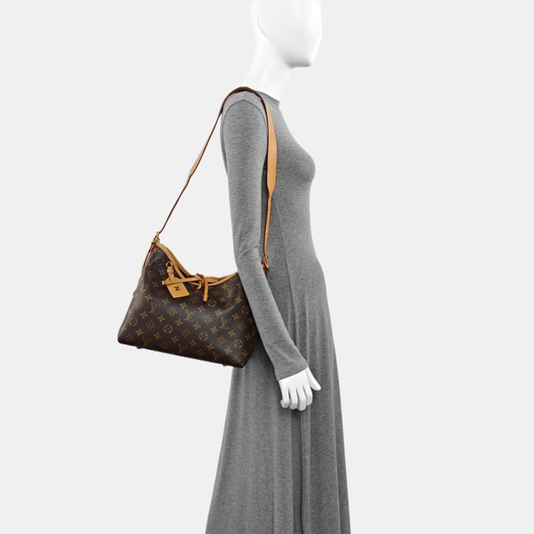 CARRYALL PM Monogram Coated Canvas Brown