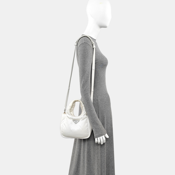 Nylon Tote Bag White