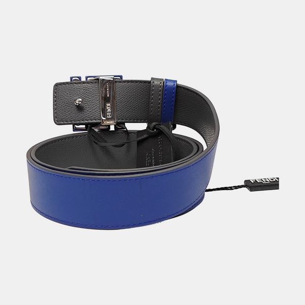 Leather Belt Blue