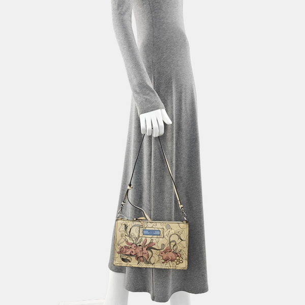 Calfskin Shoulder Bag White