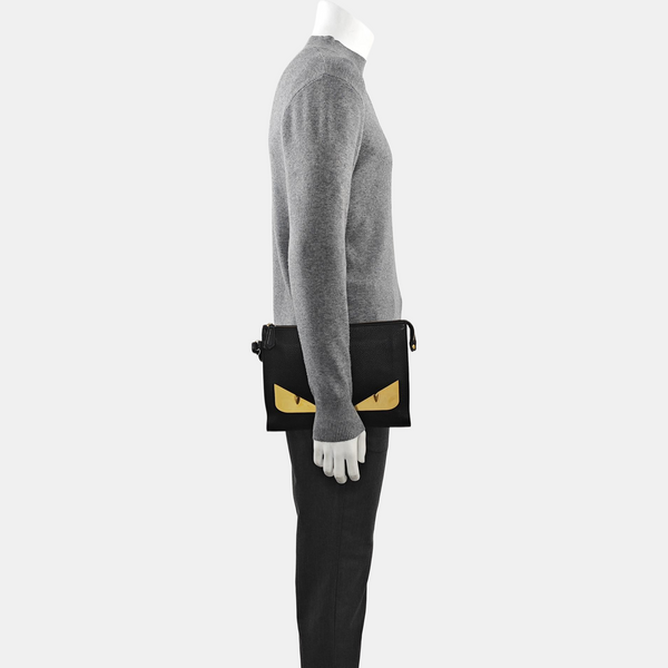 Calfskin Top Handle Bag Black