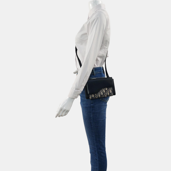Oblique Calfskin Black