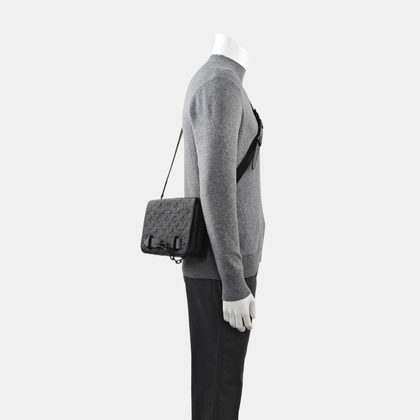 STEAMER Monogram Calfskin Black