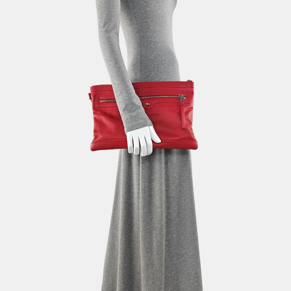 Classic City Small Lambskin Red