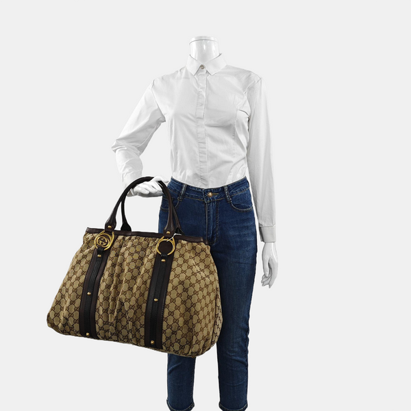 Monogram Canvas Beige