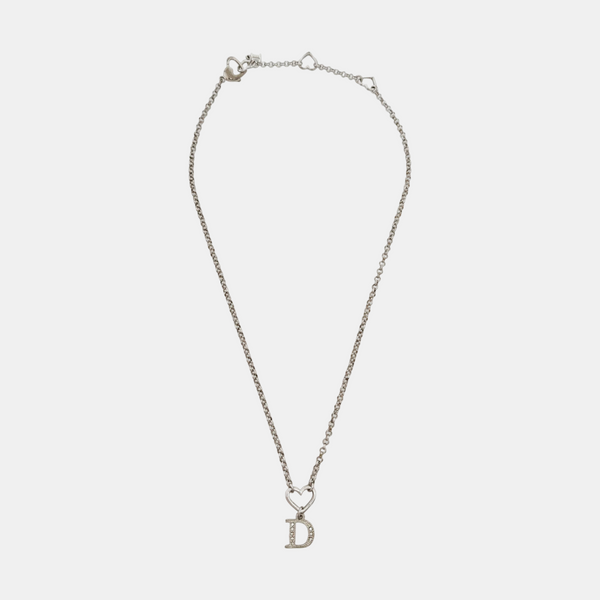 CD Swing Metal Silver Necklace