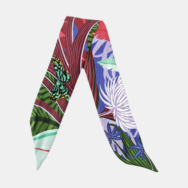 Mulberry Silk Silk Scarf Multicolor