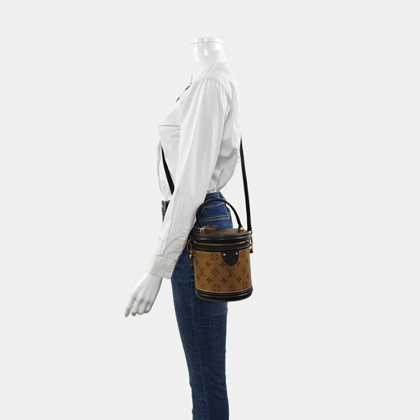 CANNES PM Monogram Coated Canvas Brown
