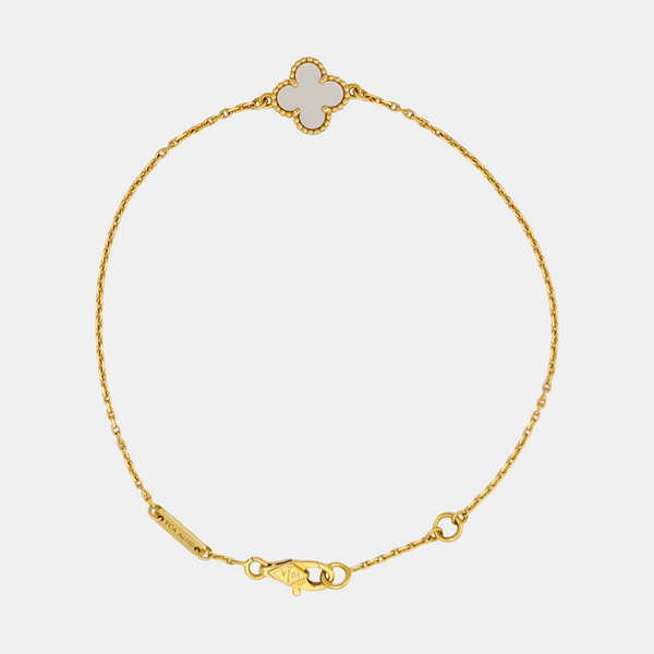 Sweet Alhambra 18k Gold Bracelet