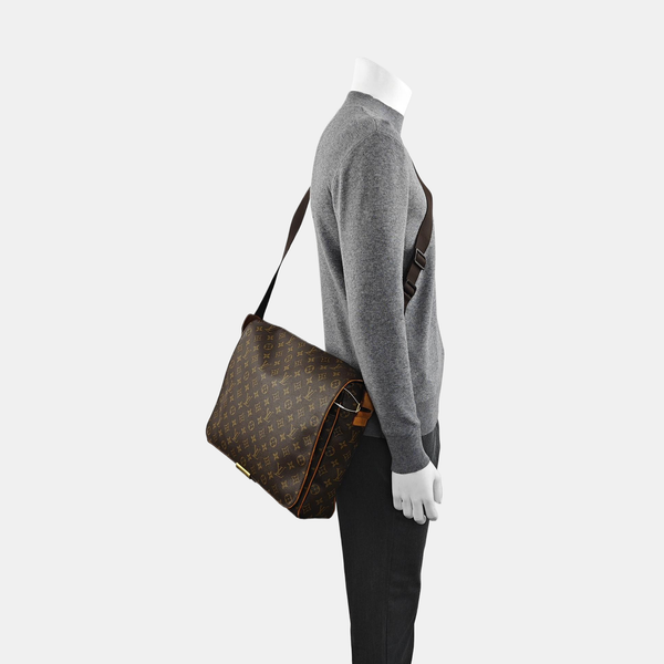 VALMY Monogram Coated Canvas Brown