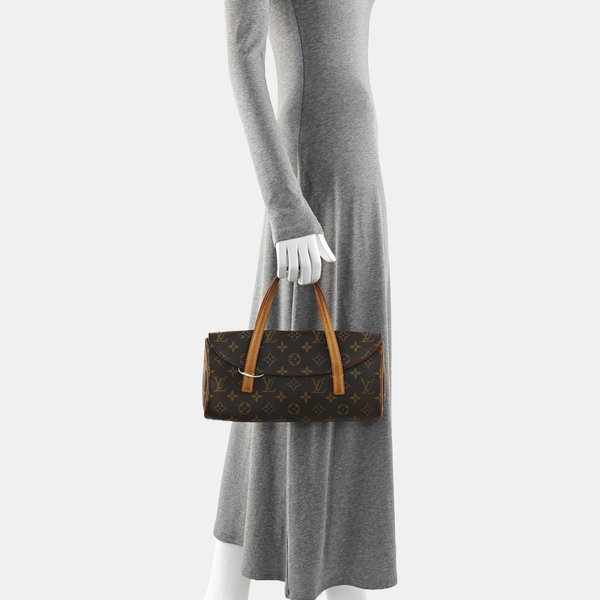 SONATINE Monogram Coated Canvas Brown