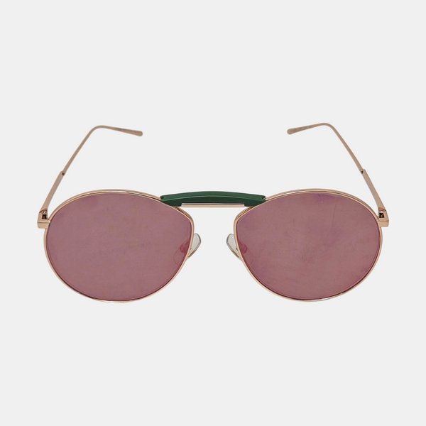 Green Synthetic Sunglasses