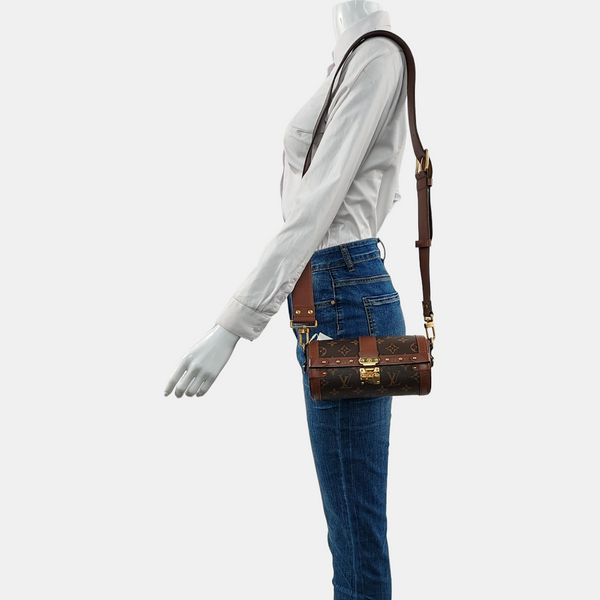 PAPILLON 19 Monogram Coated Canvas Brown