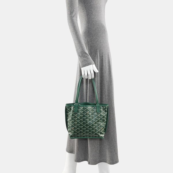 Anjou Mini Coated Canvas Green