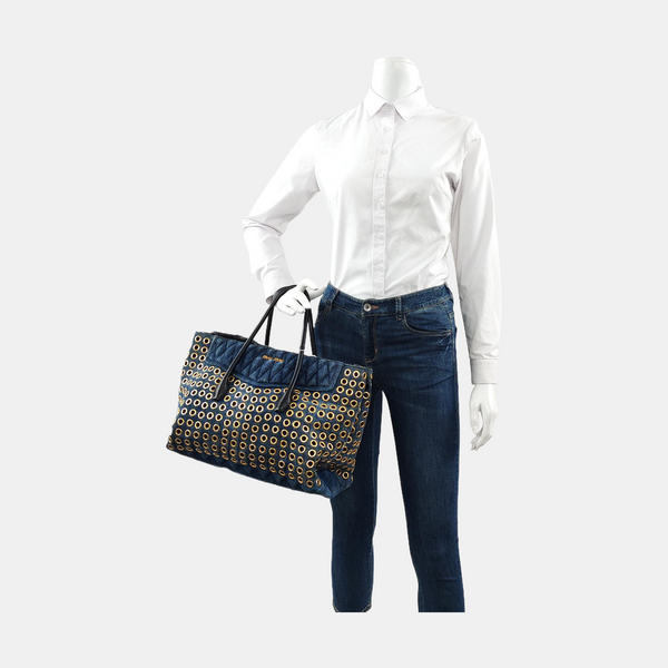 Zipper Wallet Denim Blue