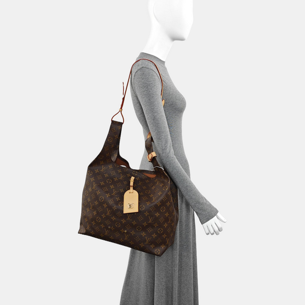 ATLANTIS Monogram Coated Canvas Brown