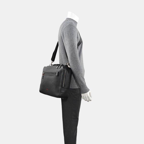 Calfskin Shoulder Bag Black